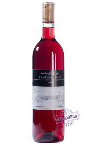 "Усадьба Семигорье" Гаражное вино розовое сладкое 0,75л, 2014 г.