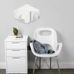 Зеркало prisma, 43х9х57 см, белое