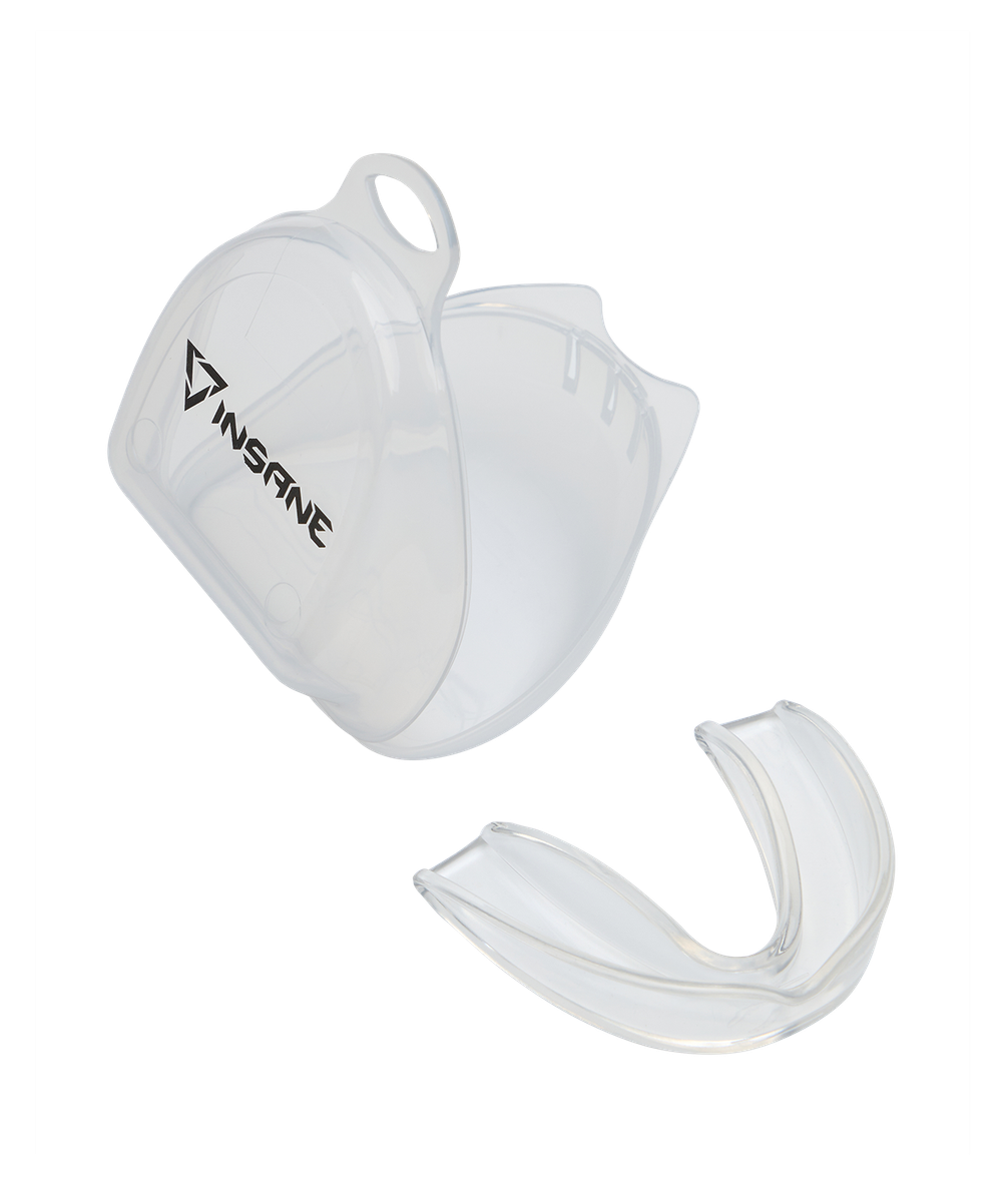 Капа 1-челюстная LION, ЭВА, прозрачный, с футляром, взрослый