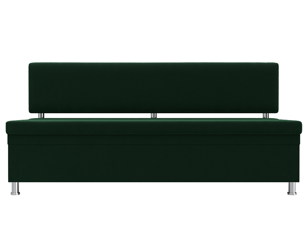 Диван кухонный прямой Стайл, Зеленый, Велюр, 111641