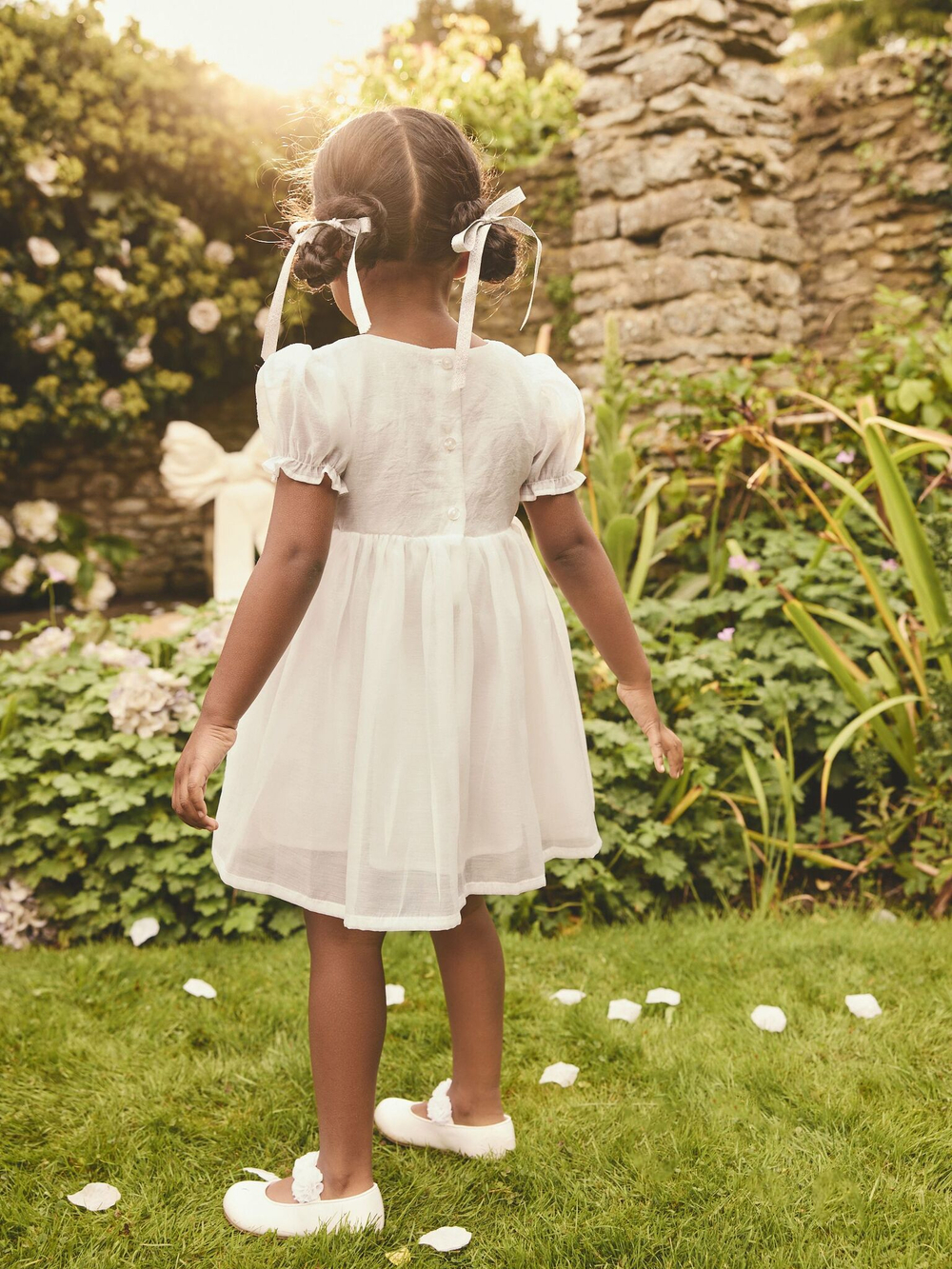 Платье для девочки Next E37-872, Белый