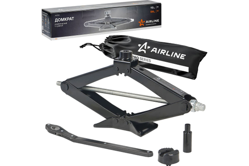 Домкрат автомобильный ромбический механический 2 т (Высота подхвата 113 мм, Высота подъема 514 мм) AJR04