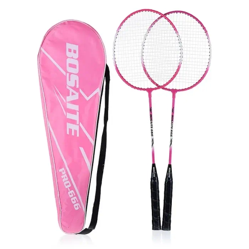 Бадбинтон в чехле розовый