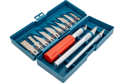 Набор скальпель-ножей для точных работ по дереву ВОЛАТ 13 предметов 18030-13