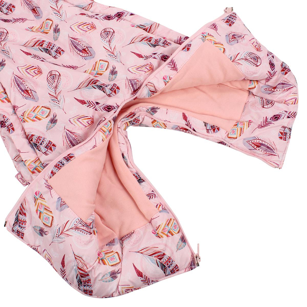 Комбинезон- Пача 300 гр. р.1 (74) принт перышки