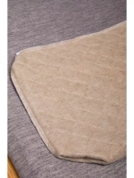 Наволочка (чехол на подушку) лен 50х70 стеганная