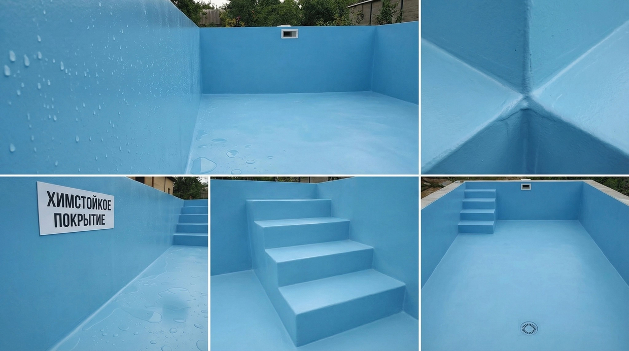 Эпоксидная краска для бассейна по бетону — надежная гидроизоляция и долговечность!
