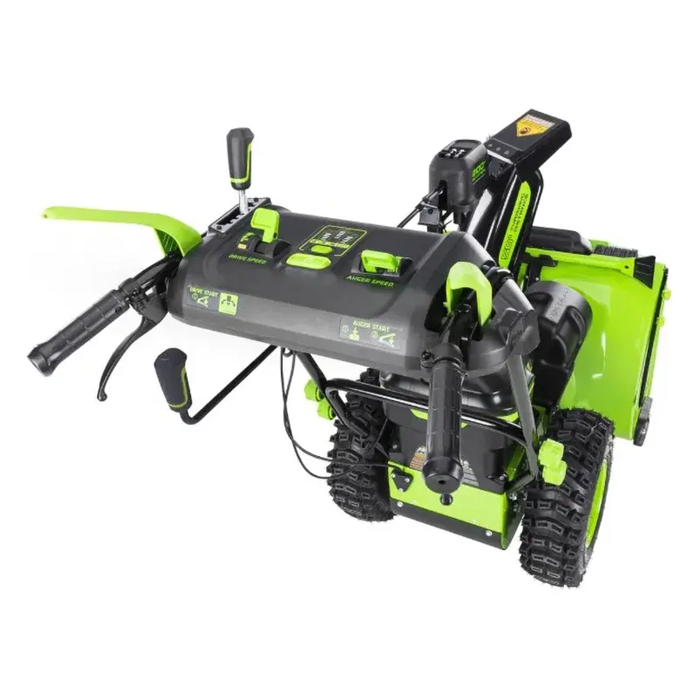 Greenworks GD82ST56 82В аккумуляторный снегоуборщик (без АКБ и ЗУ) ковш 61 см, выброс 15 м 2602807