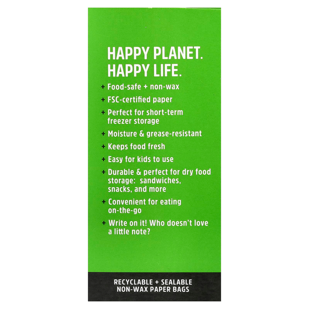 Lunchskins, бумажные пакеты для сэндвичей, яблоко, 50 шт.