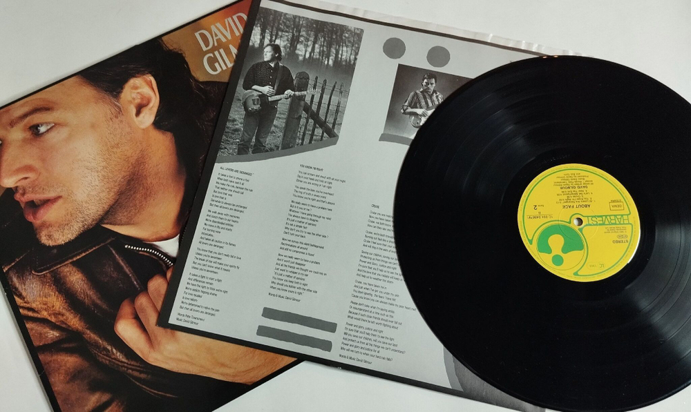 Винтажная виниловая пластинка LP David Gilmour About Face (Germany 1984)
