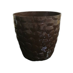 Кашпо "КАМЕШКИ" №1 1,6 л цвет шоколад