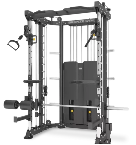 Многофункциональный силовой комплекс со встроенными весовыми стеками профессиональный BRONZE GYM YARD