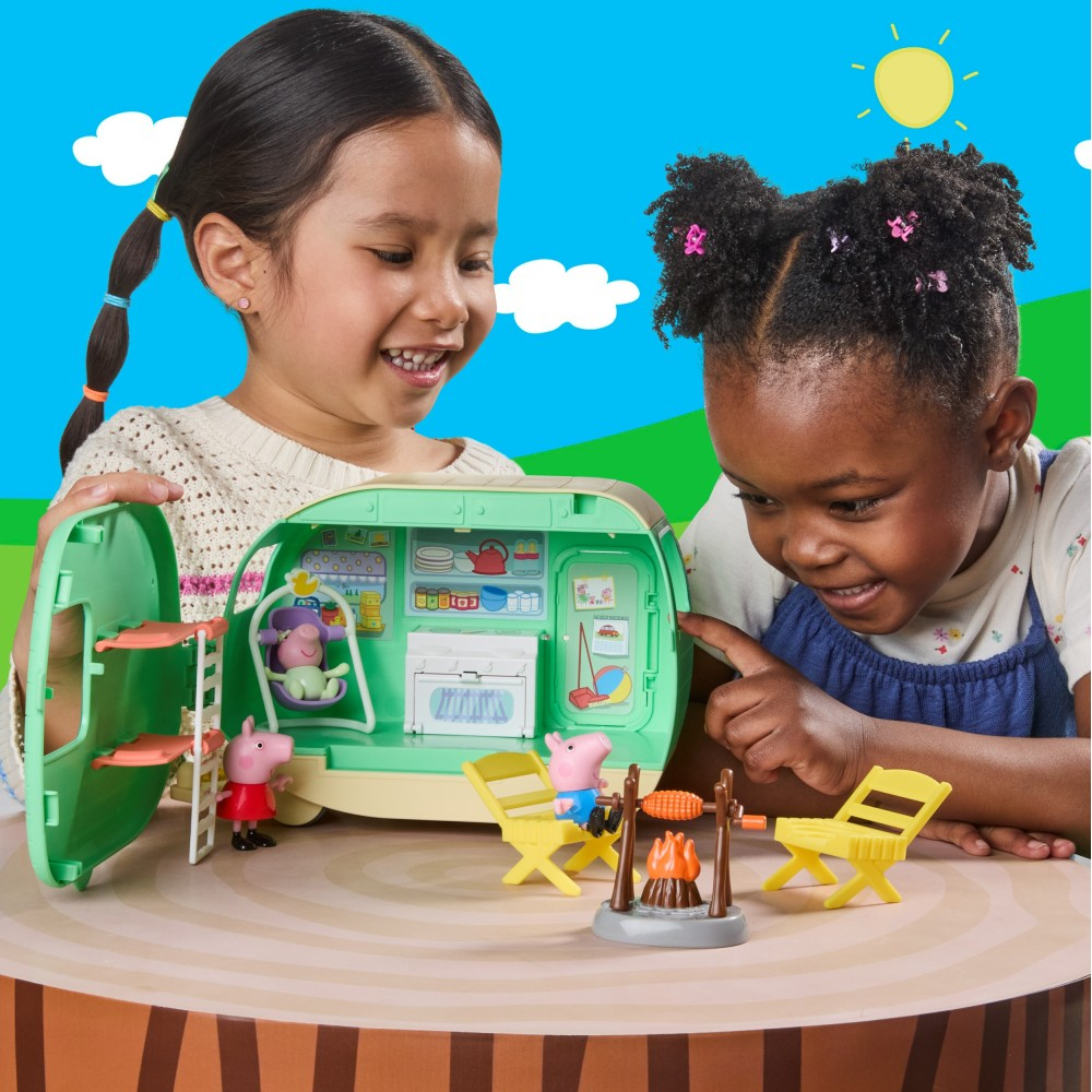 Hasbro G2201 — Игровой набор кемпинговый прицеп с 3 фигурками Свинка Пеппа G2201 — фото 11