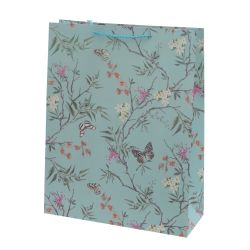 GAEM Пакет подарочный L (бумага 210г/м2, блок микс 12шт), L31 W12 H40 см, 4в.