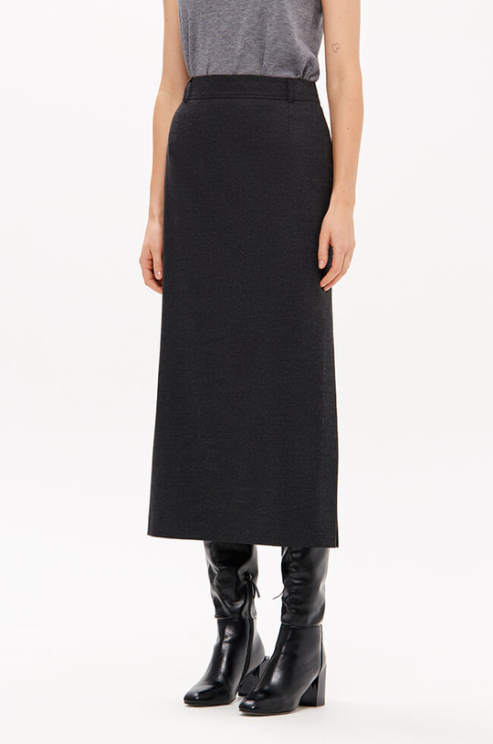 4904 Юбка женская (темно-серый)