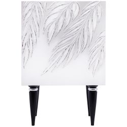 Тумба прикроватная Тропик Классика Айс Найт Сильвер правая