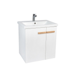 Тумба VIANT "Мюнхен" COMO 60 2 ств подвесная белая 430х560х620