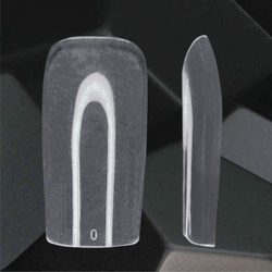 NR Гелевые типсы прозрачные Квадрат