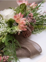 Панно на стену для интерьера цветами 45*31 см