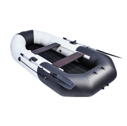 Лодка ПВХ Таймень NX 270 НД "Комби" светло-серый/черный