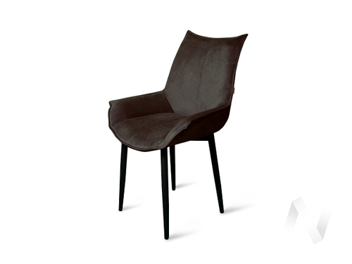 Стул Лофт (опора черный/краш тауп 12 (серо-коричневый)