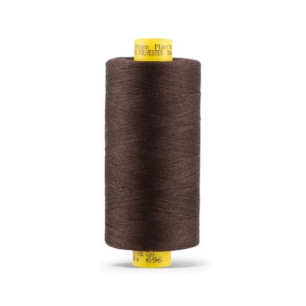 Нитка Gutermann Mara 120 (1000 метров), 1 кат., универсальная | 696 т.шоколад
