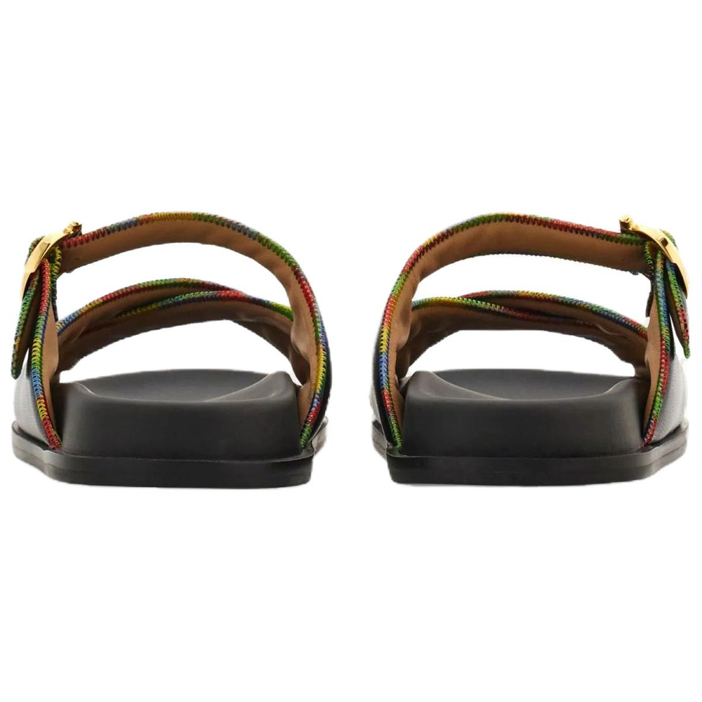 Ferragamo Gancini Slide Slippers Women"s Black