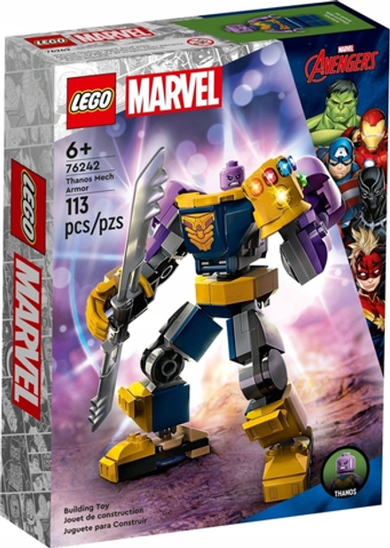 Конструктор LEGO Super Heroes 76242 Механическая броня Таноса