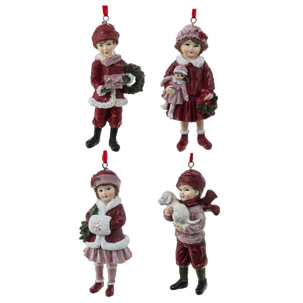 GAEM Изделие декоративное подвесное "Девочка/Мальчик", L5 W3 H11 см, 4в.