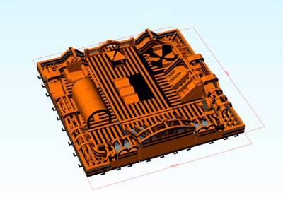 Коммерческий надувной парк «Техноленд», 33*31.5*8 м