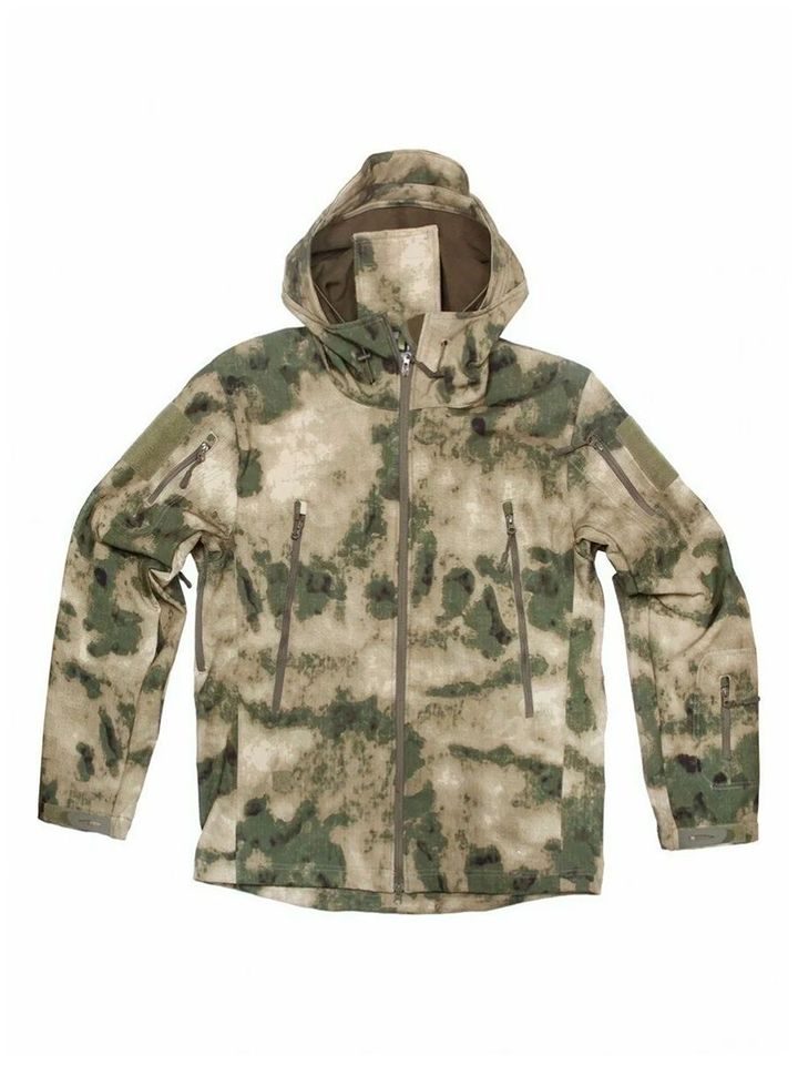Ветровка Shark Skin Soft Shell на флисе (мох)