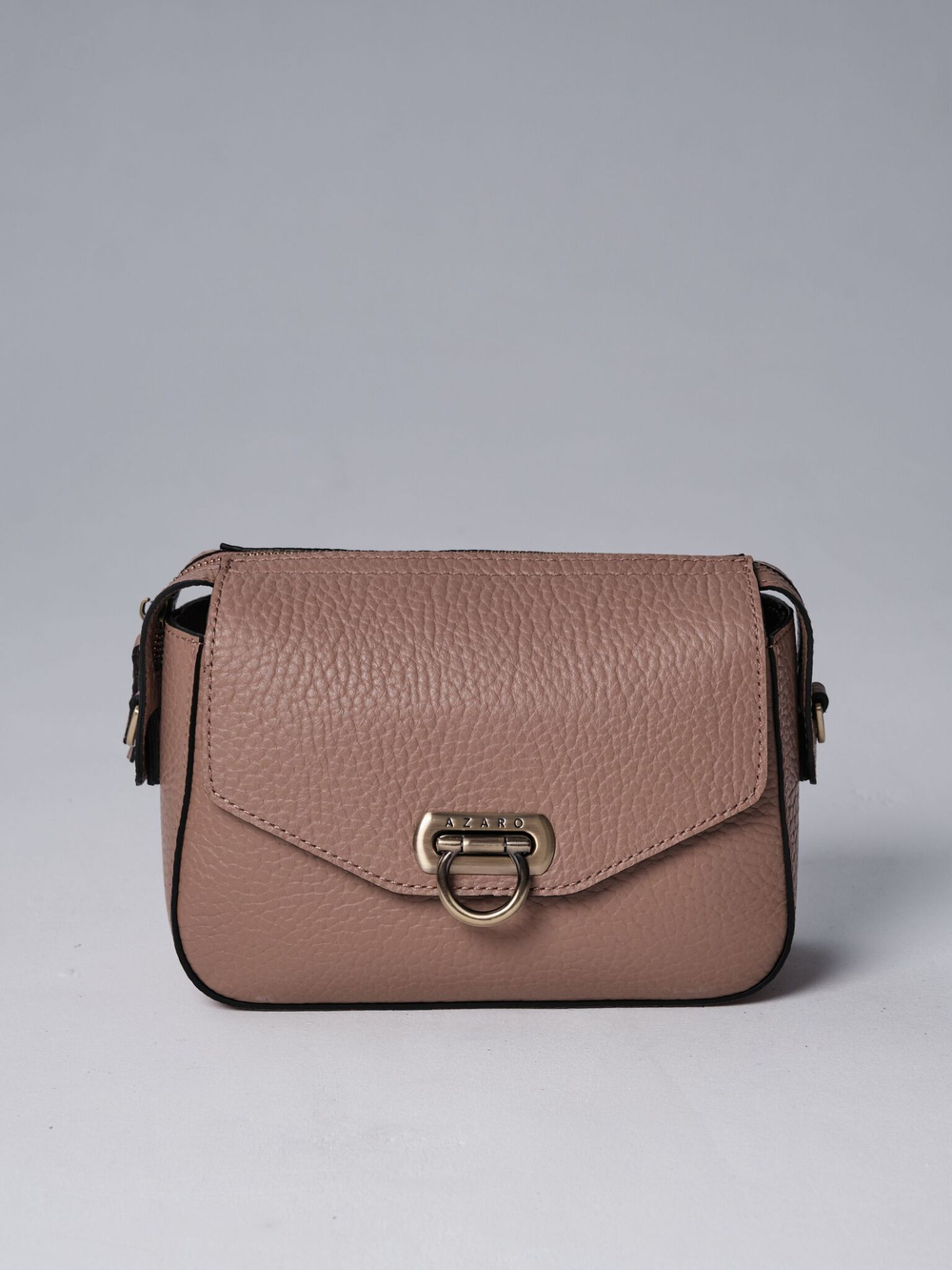 Сумка кожаная через плечо гоби