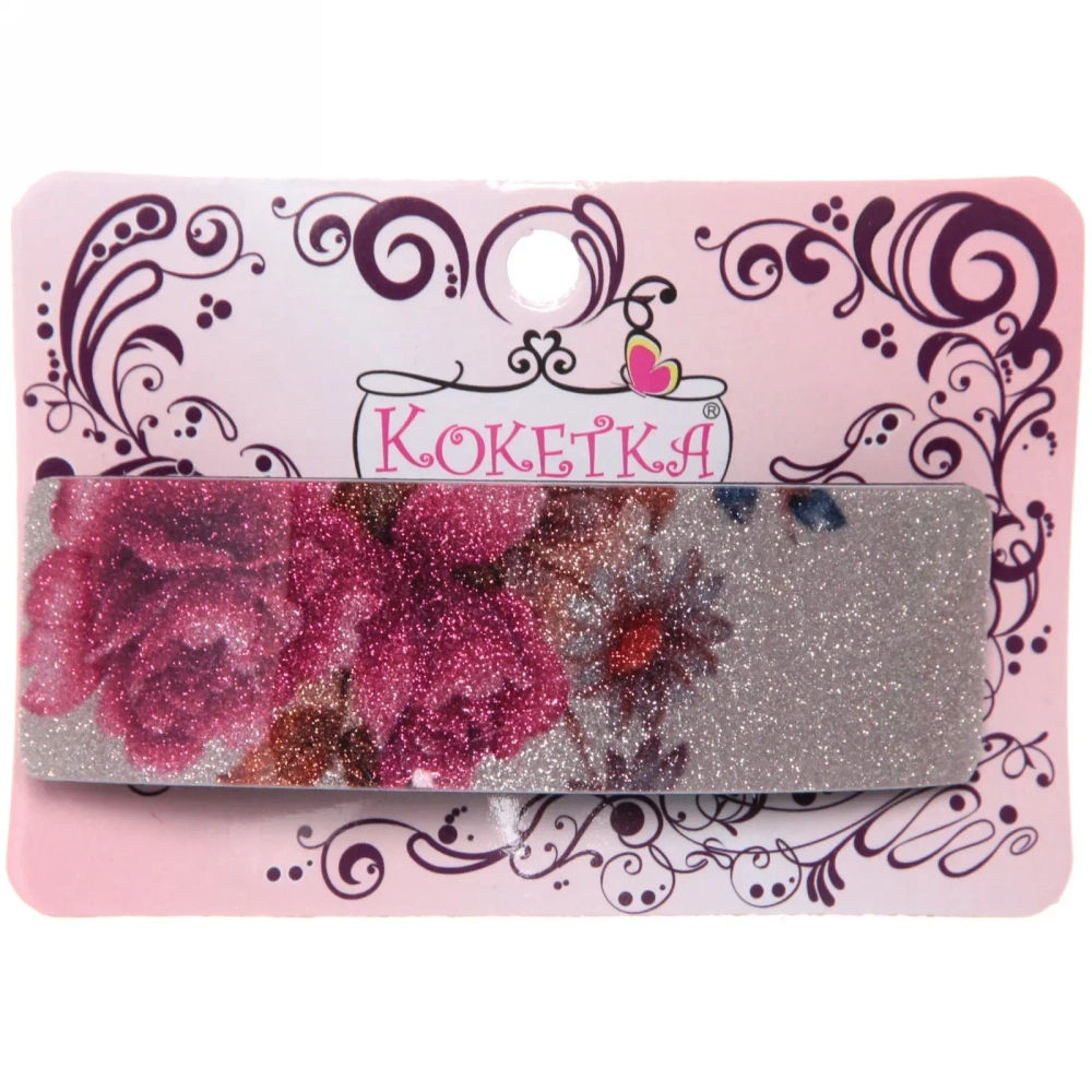 Заколка автомат «Women's style - Элла», 9,5*2,5см, микс 6 цветов