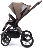 Детская коляска Peppy Monaco Thermo 3 в 1 с автокреслом Rise Black Mocco