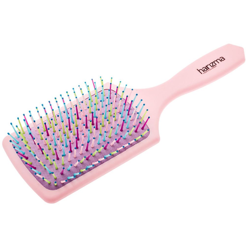 Щетка массажная Harizma Rainbow, (h10641-1205)