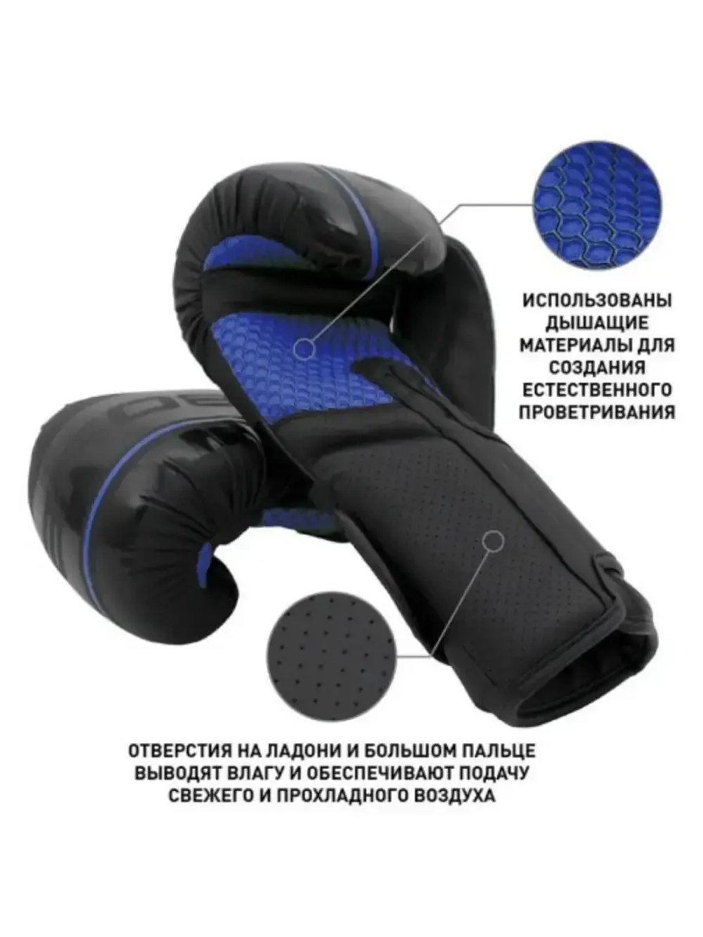 Боксерские перчатки B-Series Черные