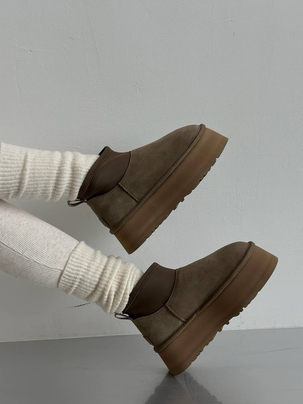 Угги из натуральной замши