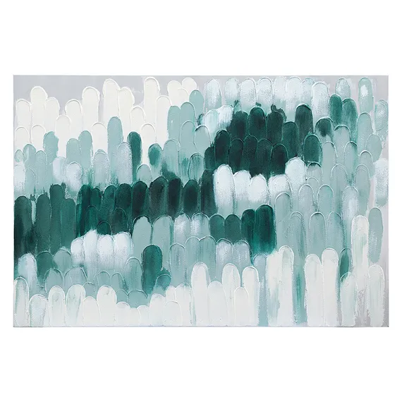 Панно декоративное с ручной росписью by feel, 120х80 см, индиго