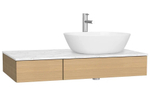 Тумба с раковиной VitrA Origin 90 см R 65678, дуб