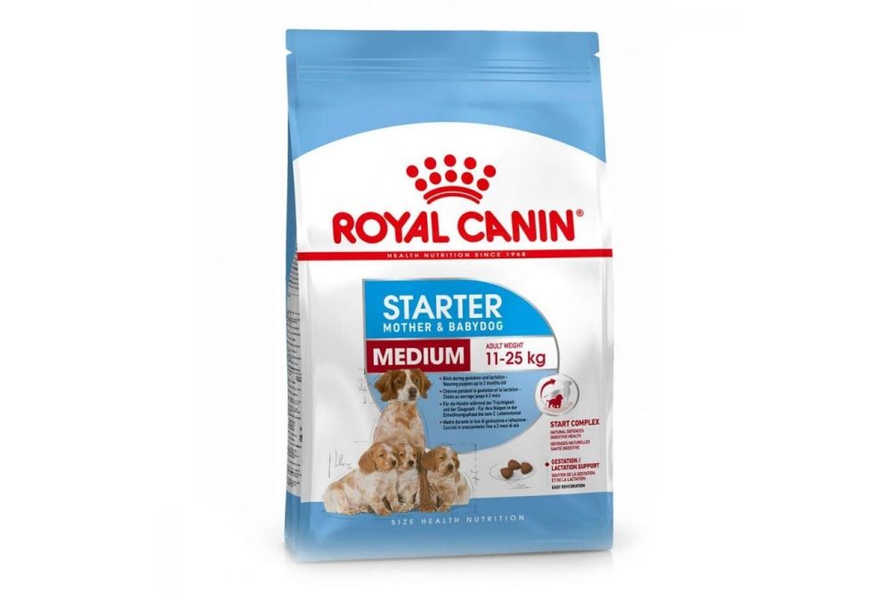 Royal canin MEDIUM STARTER для щенков средних пород до 2-х месяцев, беременных и кормях сук