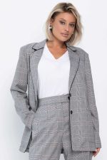 Жакет Нэри (серый/клетка) Б14111-34М LT Collection
