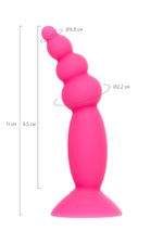 Анальная втулка A-Toys Hild розовая 11 см