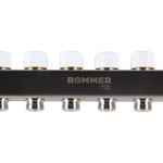 ROMMER RMS-1200-000012 ROMMER Коллектор из нержавеющей стали с расходомерами 12 вых.