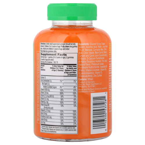 Flintstones, Gummies, мультивитаминная добавка для детей, 150 жевательных конфет