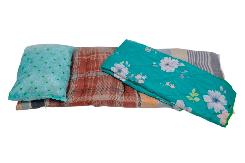 Комплект спального места 90х190 см для рабочих (матрас, подушка, одеяло / без белья)