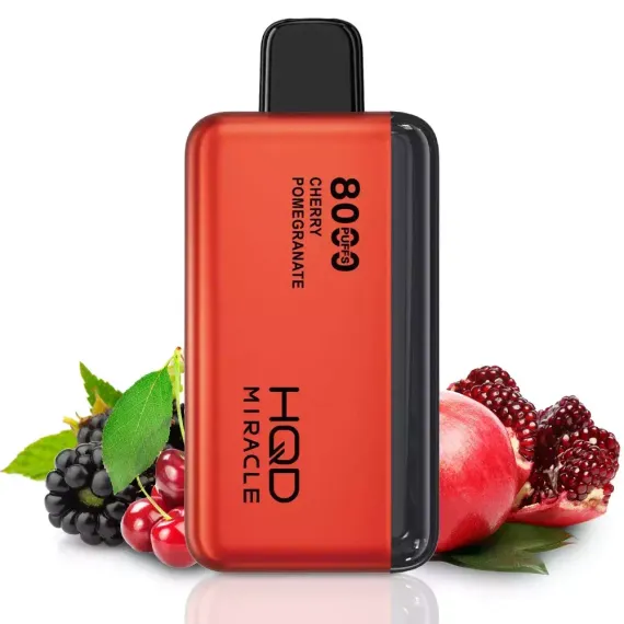 HQD MIRACLE 8000 - Blackberry Pomegranate Cherry (5% nic)