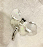Брошка Стрекоза. Цвет серебро