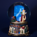 снежный фотошар Санта