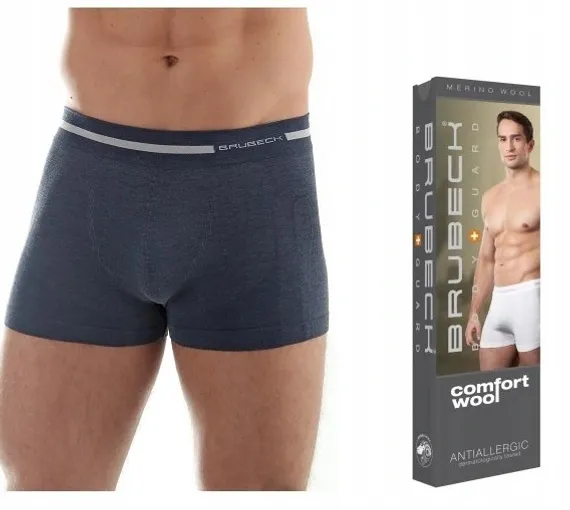 Трусы мужские термо боксеры Brubeck Comfort Wool BX10550