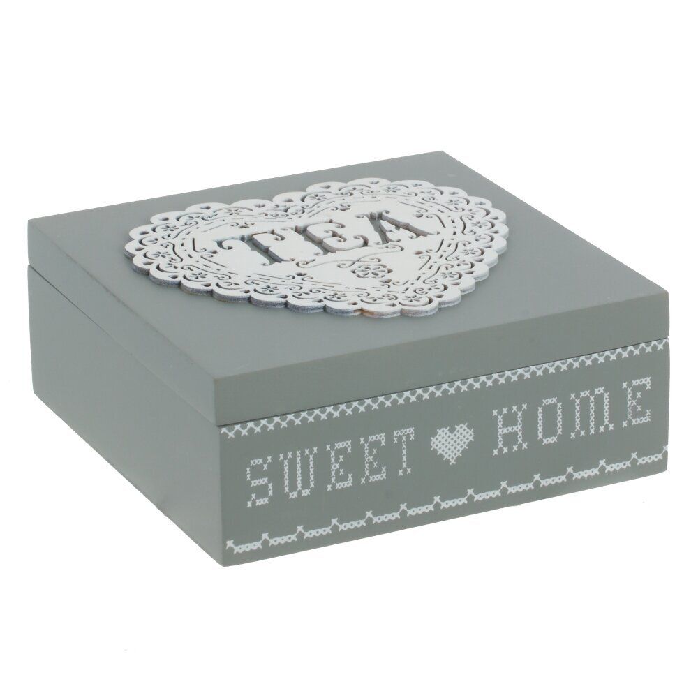 GAEM Шкатулка для чайных пакетиков, L18 W18 H7 см